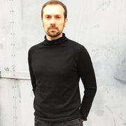 Mens Merino Turtle Neck Top